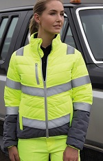 Result RT325F Ladies' Softs Padded Safety Jacket